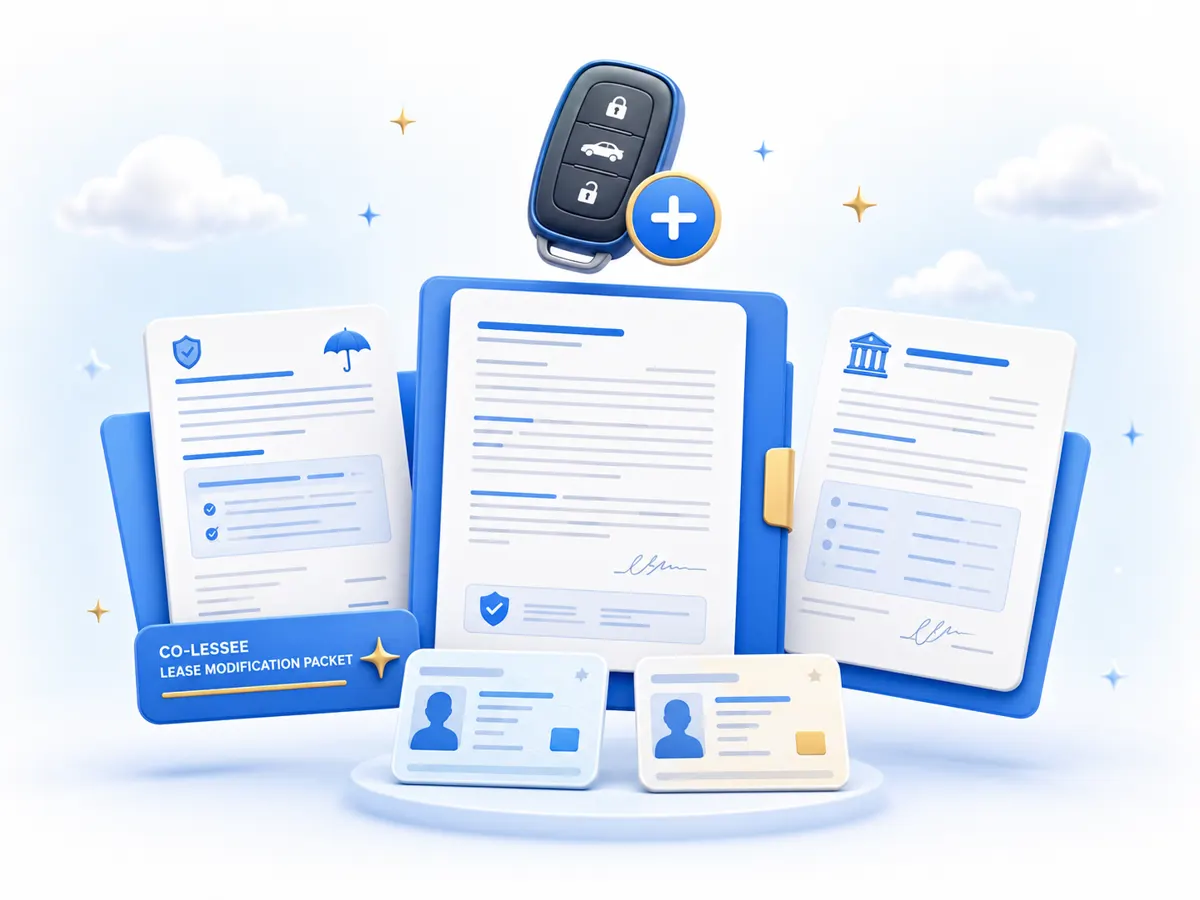Adding Someone to a Car Lease: Co-Lessee, Authorized Driver, and Assumption Rules