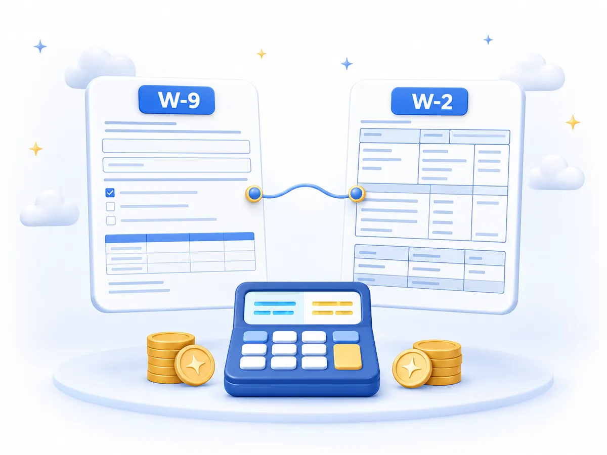 W-9 vs. W-2: What's the Difference?